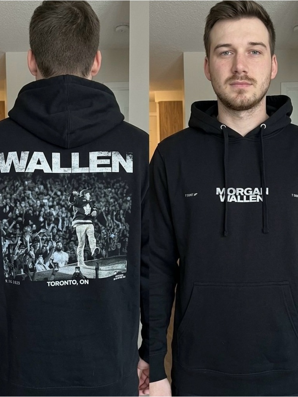 Black Hoodie - Morgan Wallen “One Night at a Time” tour - Toronto - Sept 2023